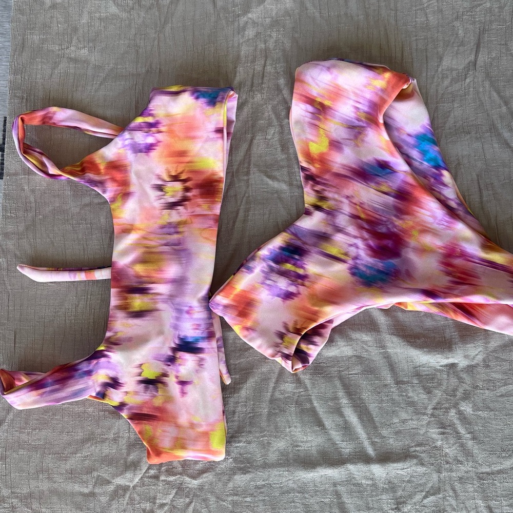 Skatie Multicolor Tie-Dye Bikini